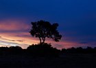 Sunset and storm clouds