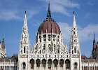 Hungarian Parliament Buildings close up