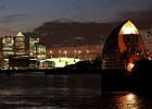 Canary Wharf, O2 Arena and Thames Barrier